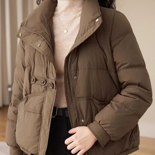 棉服女短款2025年新款冬季韩版宽松加厚新中式中年减龄棉衣外套