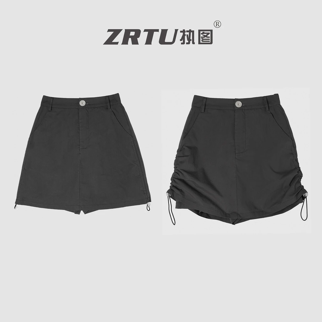 【淼淼专属】ZRTU/执图显瘦休闲百搭夏季纯色裙裤安全裤内衬