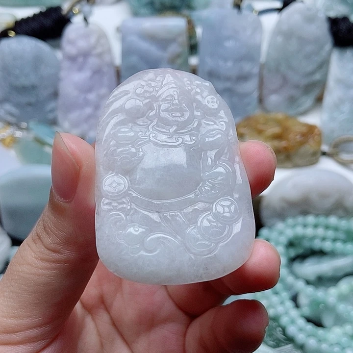 翡翠未镶嵌吊坠(不含链)翡翠
