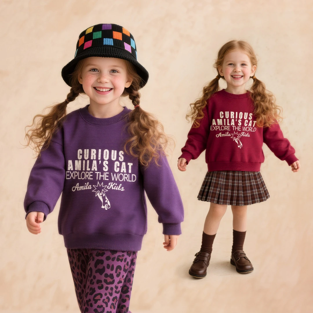 【8.25上新】童贝童装2025年秋季新款印花卫衣 86折包邮童卫衣是