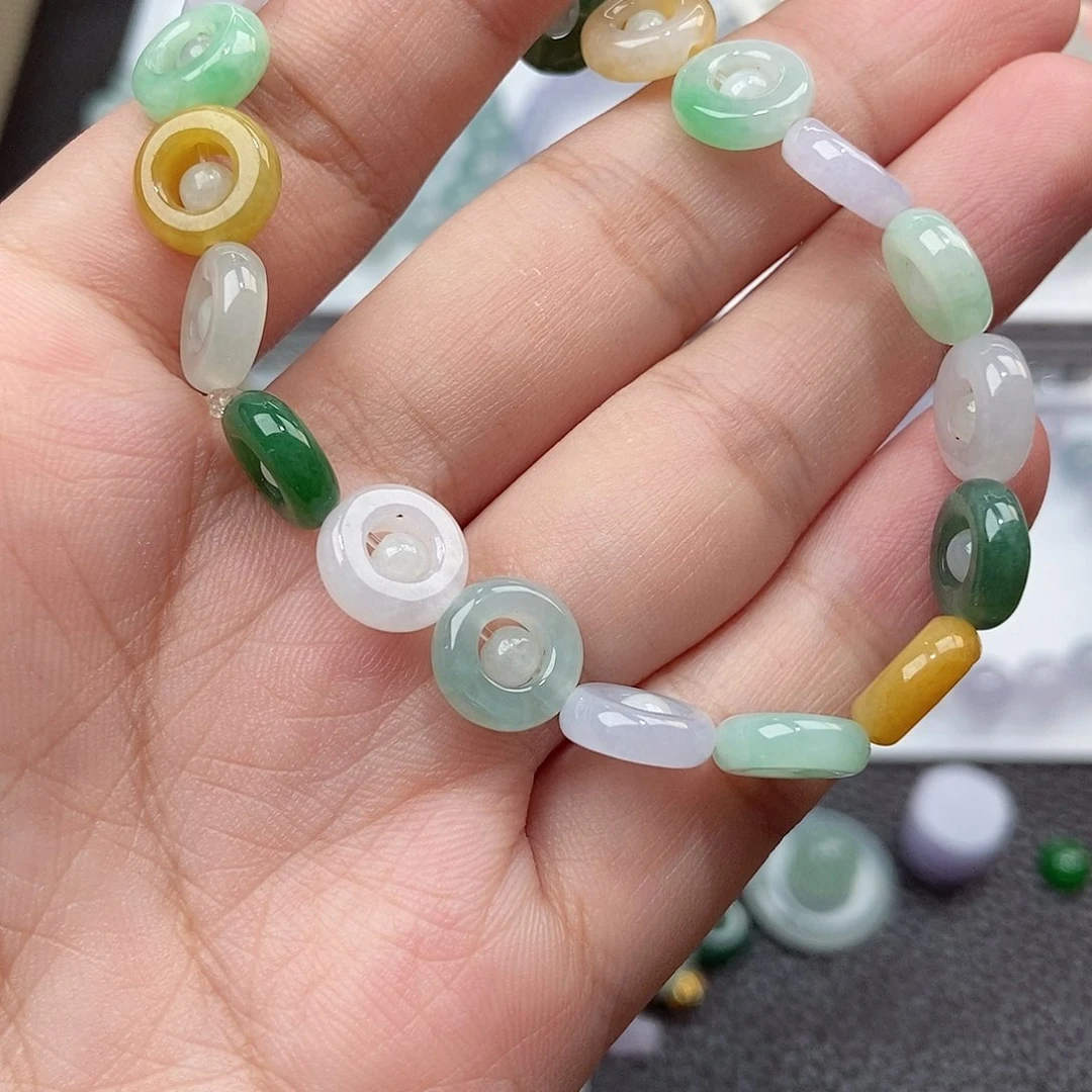 未镶嵌手链翡翠翡翠卡10