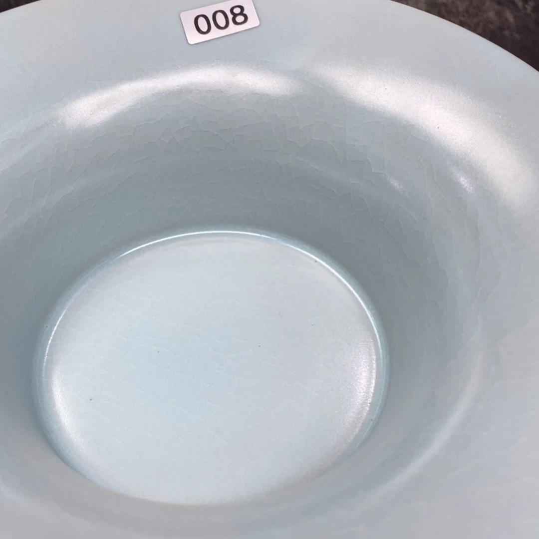 小***o摆件陶抱朴汝瓷仿古微瑕