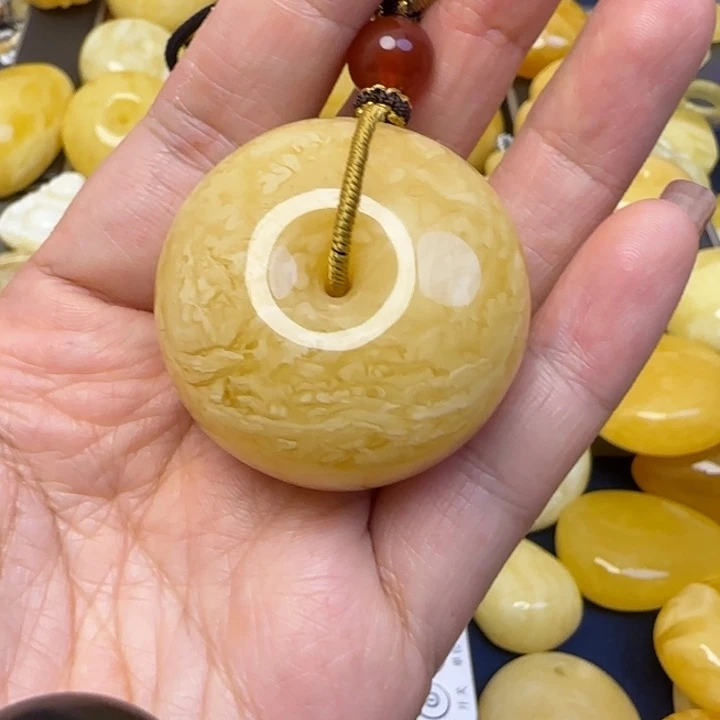 未镶嵌颈饰蜜蜡天然蜜蜡