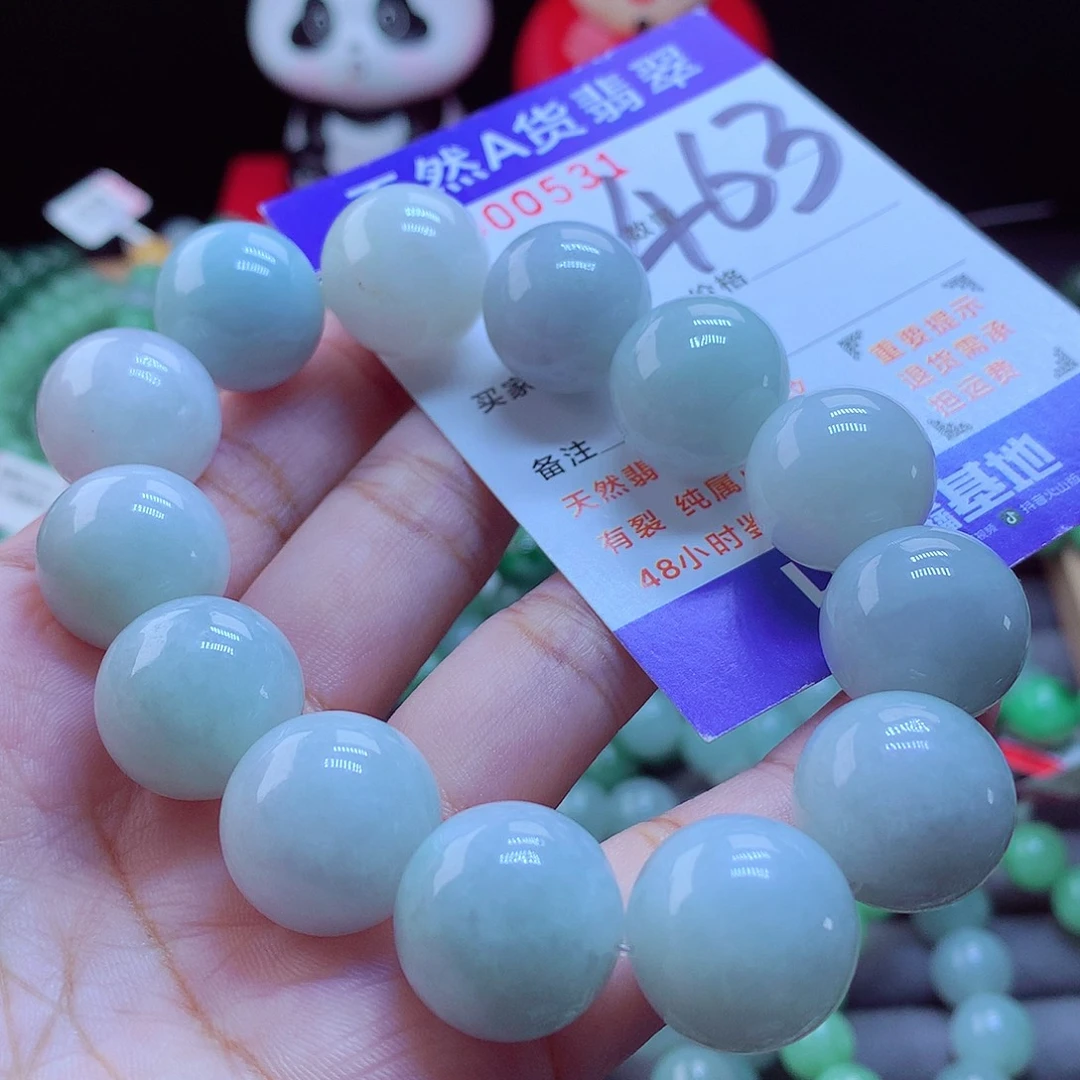 未镶嵌手链翡翠手串
