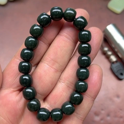 和田玉手串未镶嵌