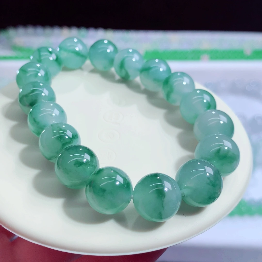 翡翠未镶嵌手链天然翡翠