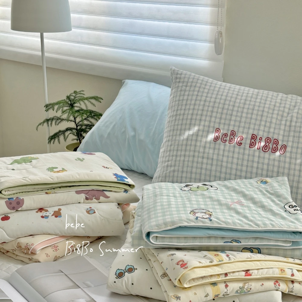 bi8bo儿童A类夏凉被亲肤可爱幼儿园凉感透气夏凉被亲子款31888