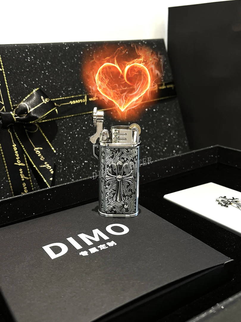【DIMO】打火机送男朋友推荐七夕情人节生日520礼物烟盒克罗迷你
