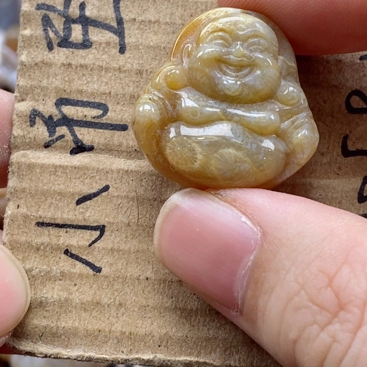硅化珊瑚（珊瑚玉）颈饰未镶嵌阁*
