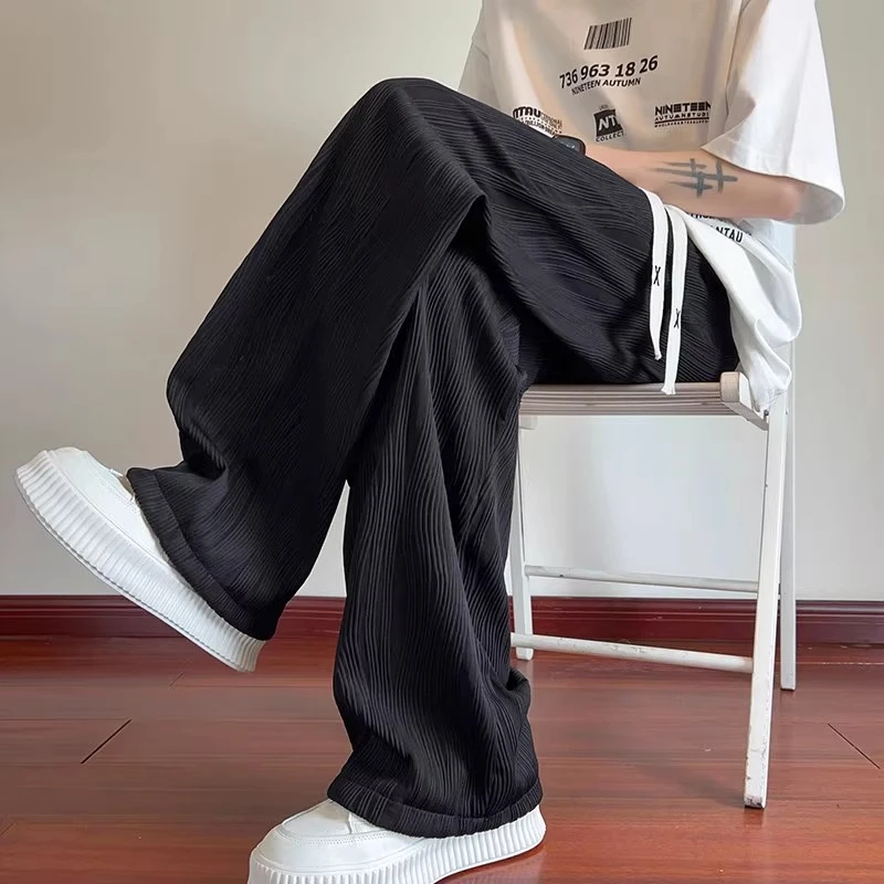 仓石一树潮牌时尚休闲裤子男2025夏季新款宽松运动痞帅慵懒风男装