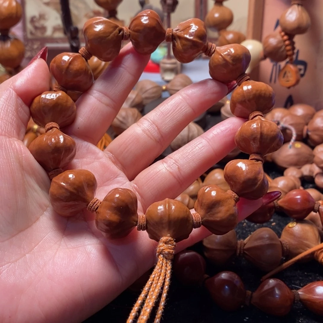 张***峰橄榄核手串/手链2.0蜜桃铁盒