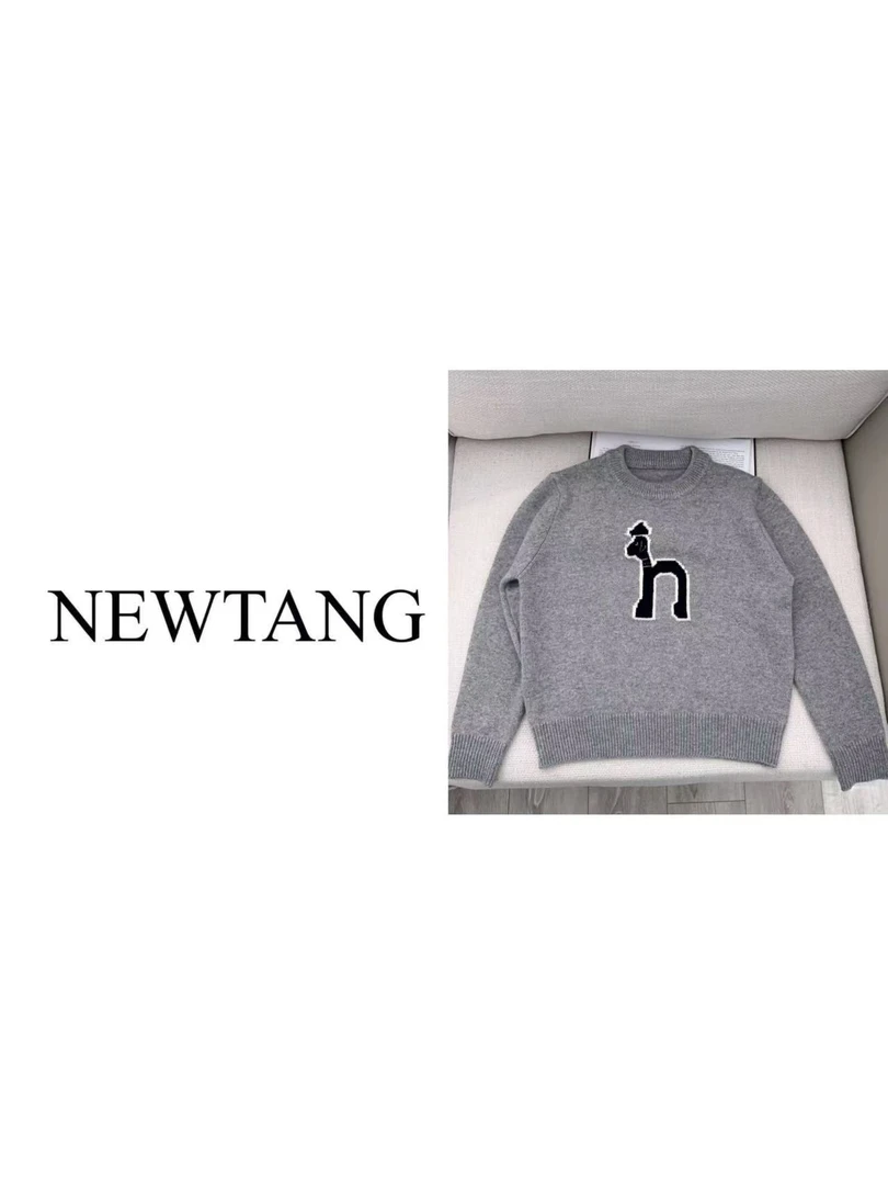 【小羊驼】198毛衣长袖套头打底衫宽松圆领显瘦秋冬慵懒风