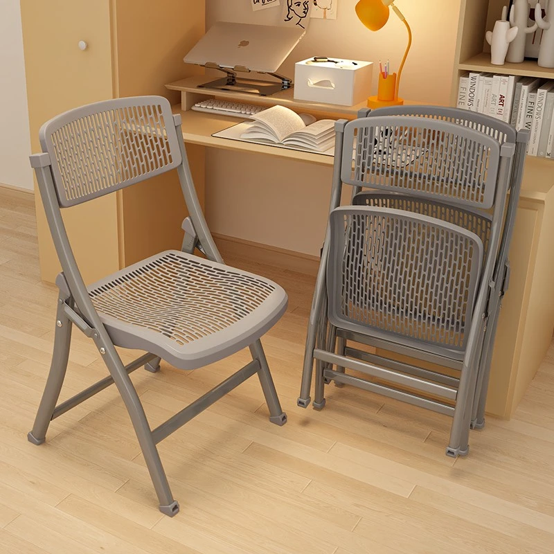宿舍折叠椅简易凳子学习靠背椅舒适久坐电脑椅子便捷式办公培训椅