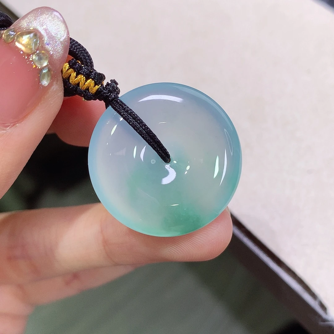 翡翠未镶嵌颈饰25-6强推！