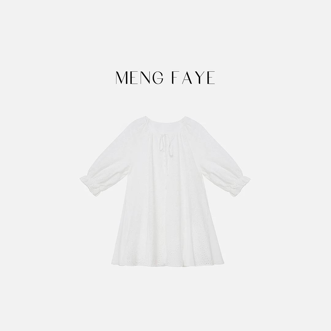 【MENG FAYE】白燕-八片连衣裙-SE0942C