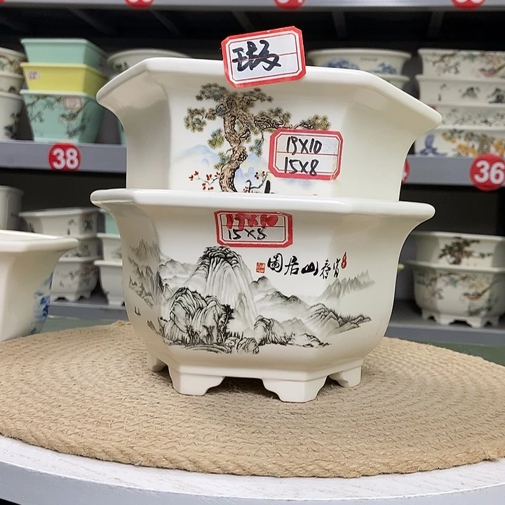 紫砂紫砂花盆9932