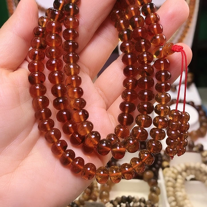 琥珀未镶嵌裸石抚顺琥珀血珀8+487