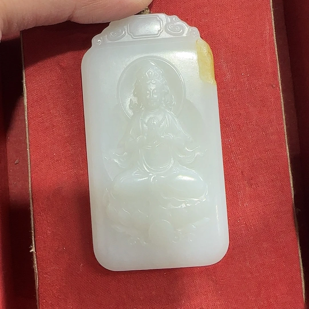 欢***福和田玉未镶嵌挂件