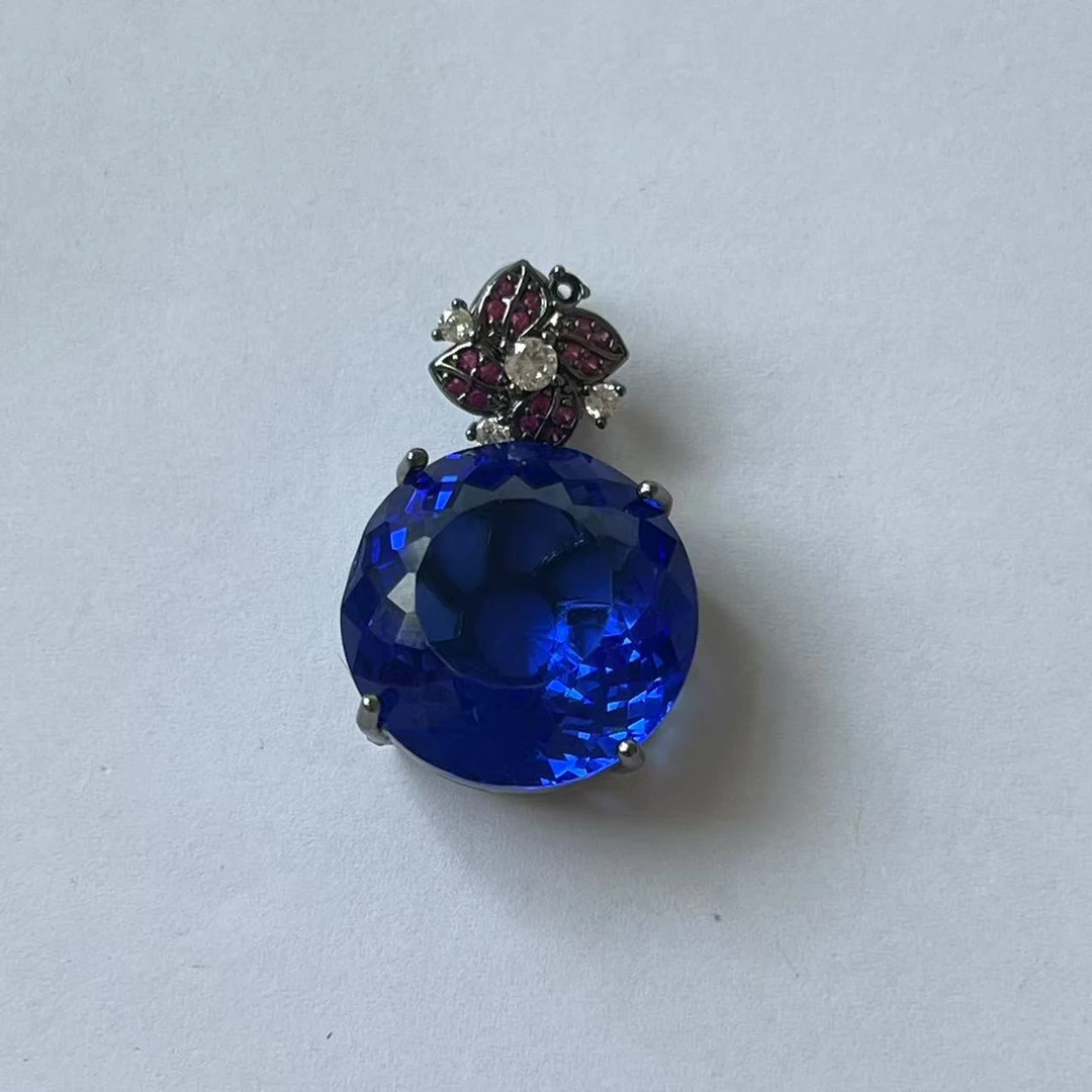 臻选吊坠 经典百搭设计蓝色吊坠ML1117