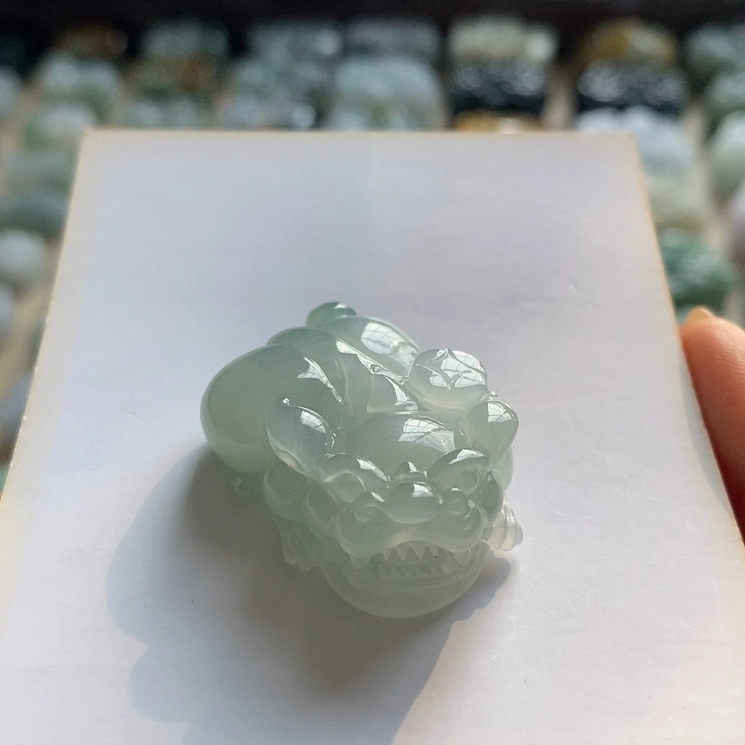 颈饰未镶嵌翡翠天然翡翠貔貅吊坠