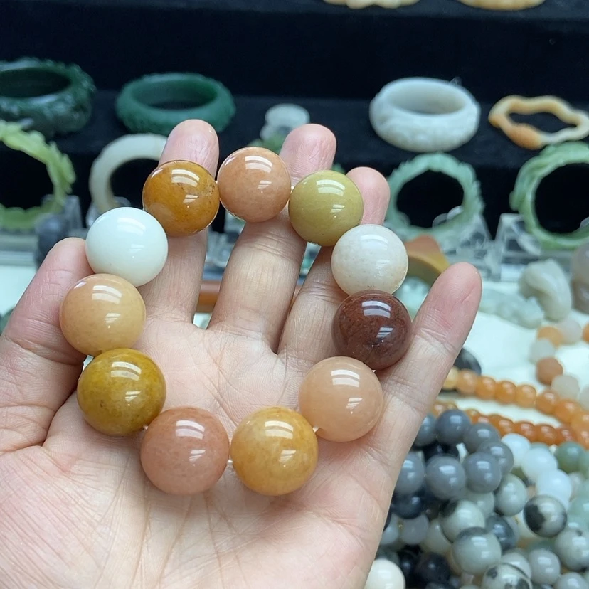 【闪购商品】石英质玉手镯56未镶嵌云*躲