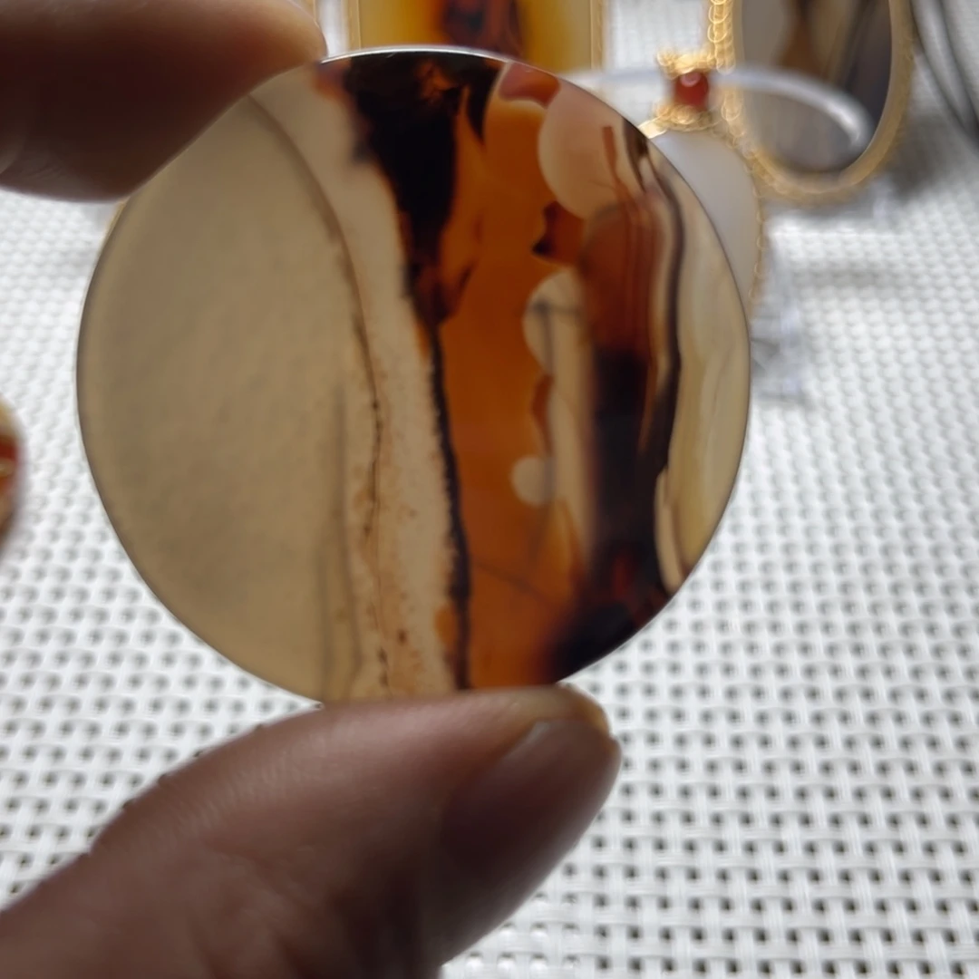 玛瑙/玉髓未镶嵌吊坠(不含链)