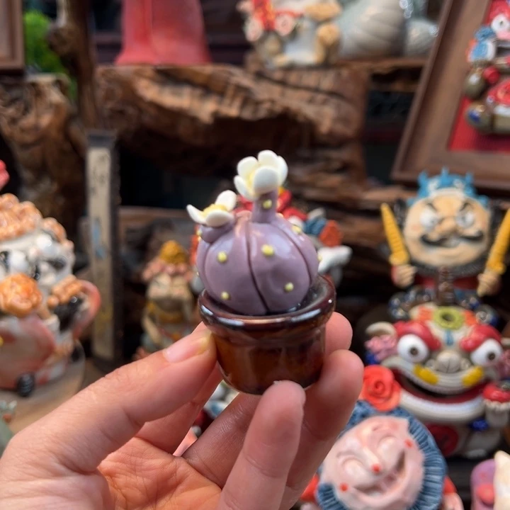 悠***草摆件陶小镇青花明天有新品