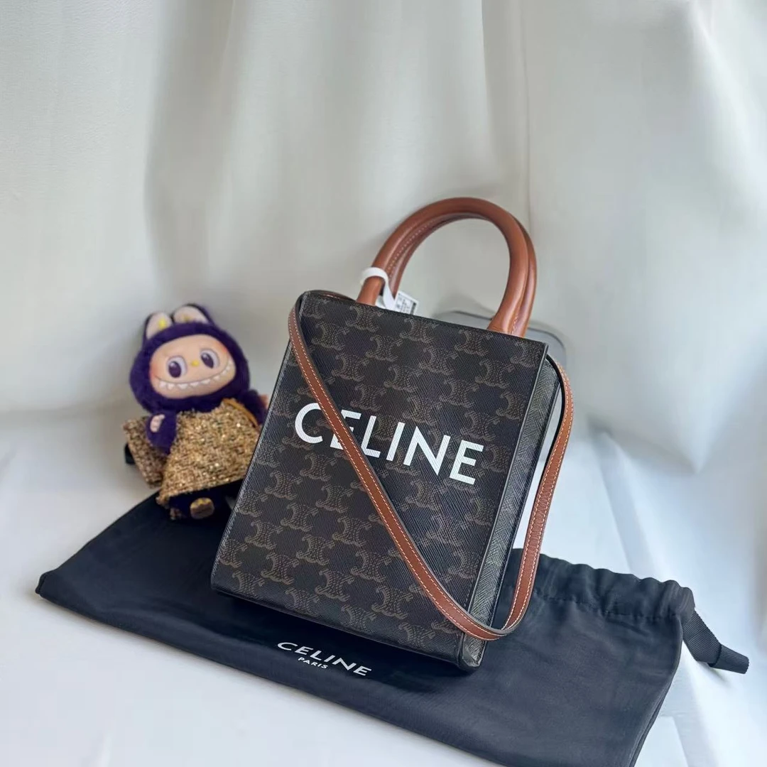 95新 Celine/思琳 凯旋门Mini Tote 琴谱手提单肩包