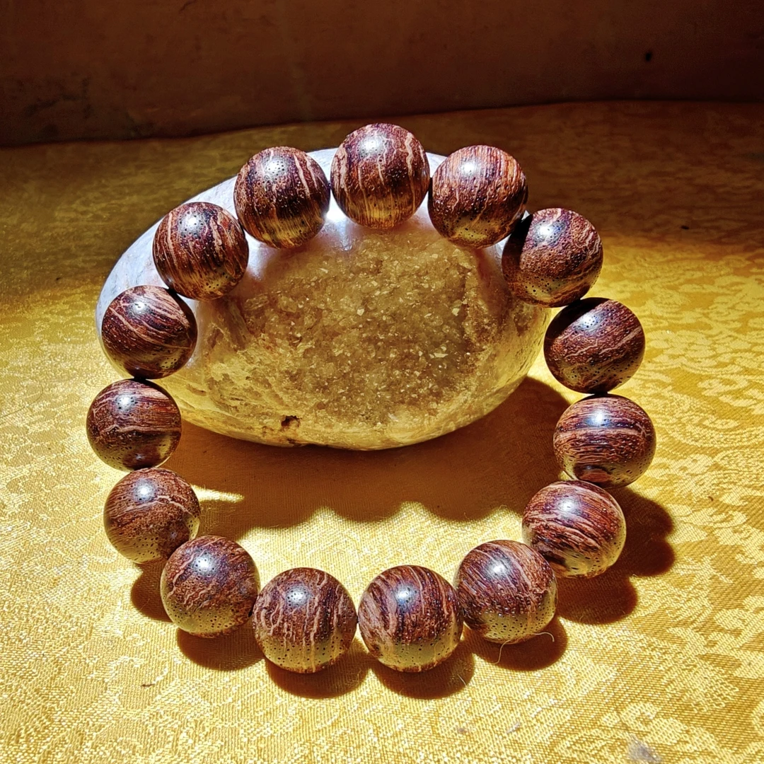 藏品 降真香 黄金甲15MM 百年结香 药香 花香 香韵变化丰富