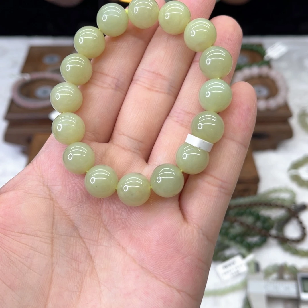 未镶嵌和田玉手串欢*黄口卡12