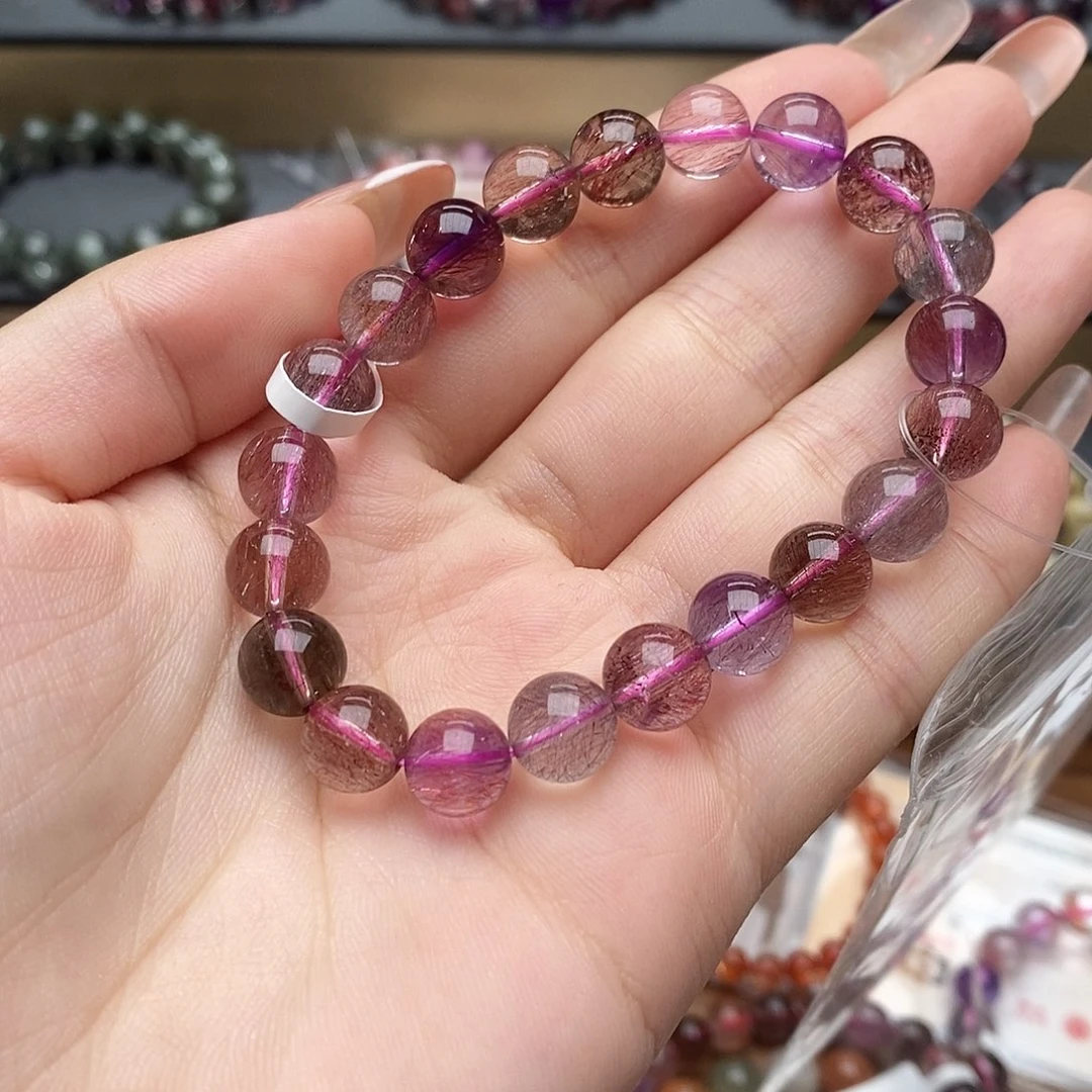 未镶嵌手串水晶H352超七9+