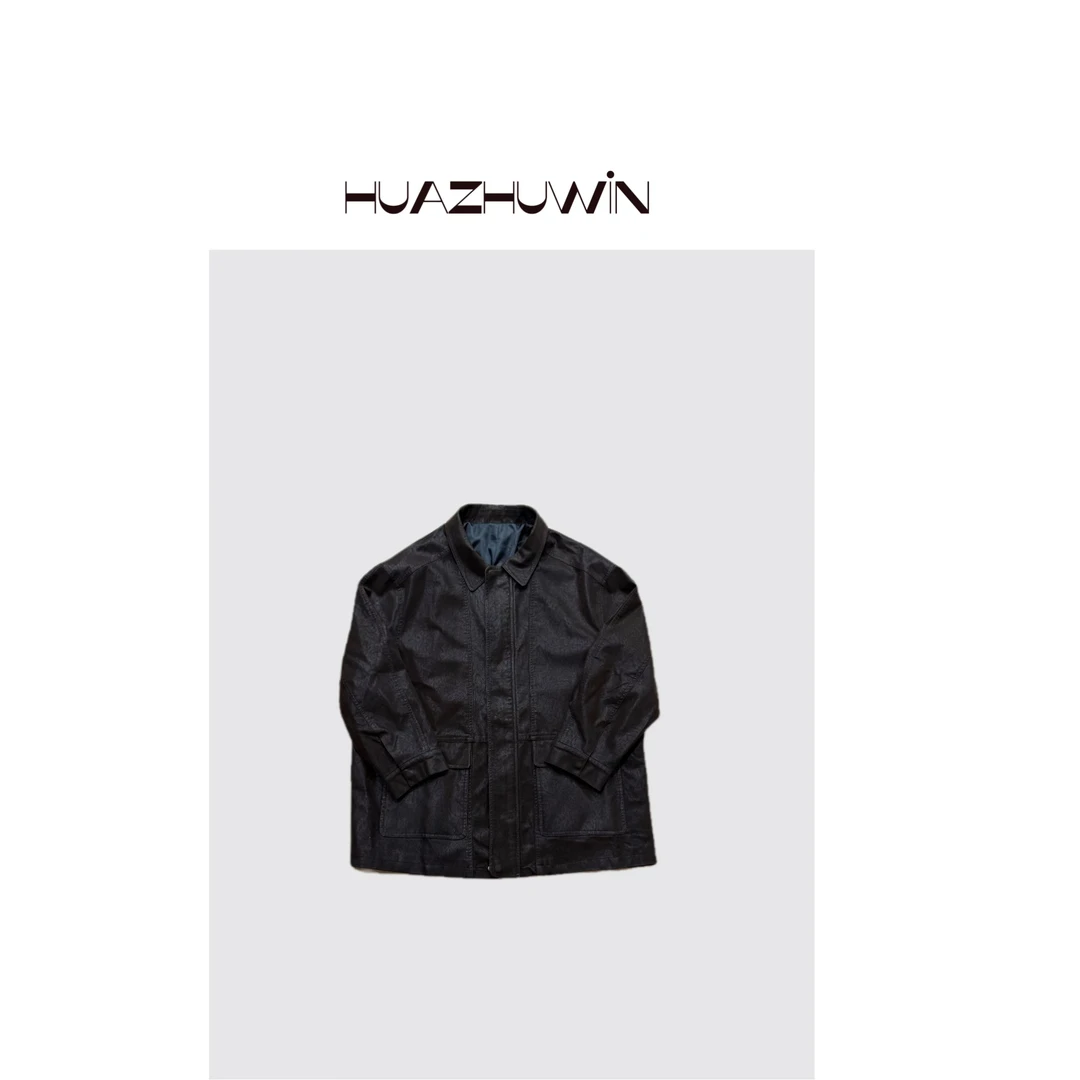 HZ-韩版一手长风衣羽绒外套