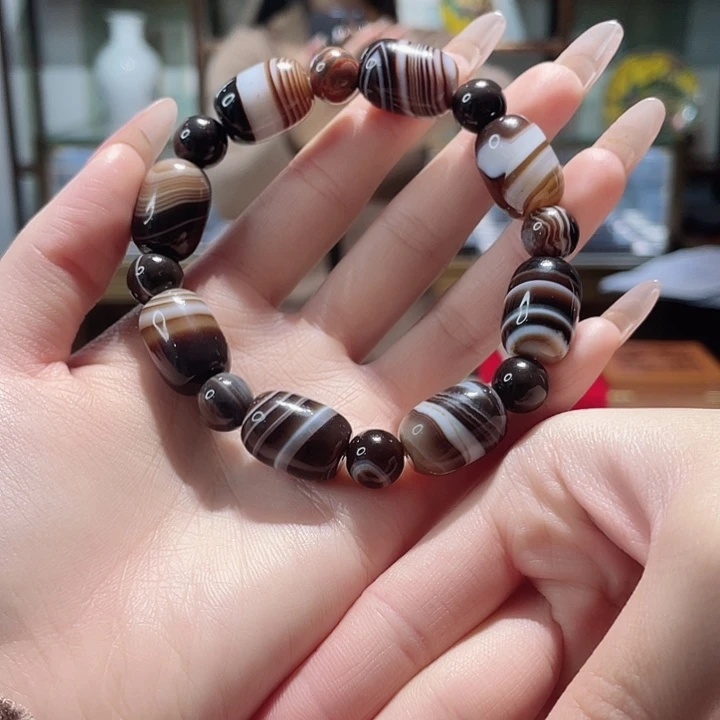 玛瑙/玉髓未镶嵌手链