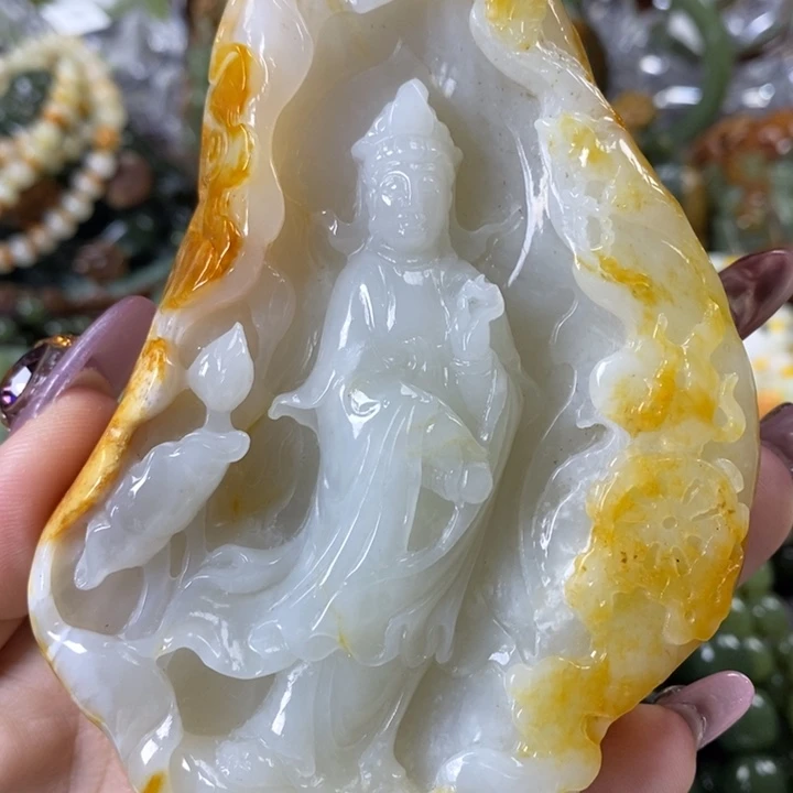 透闪石质玉摆件未镶嵌