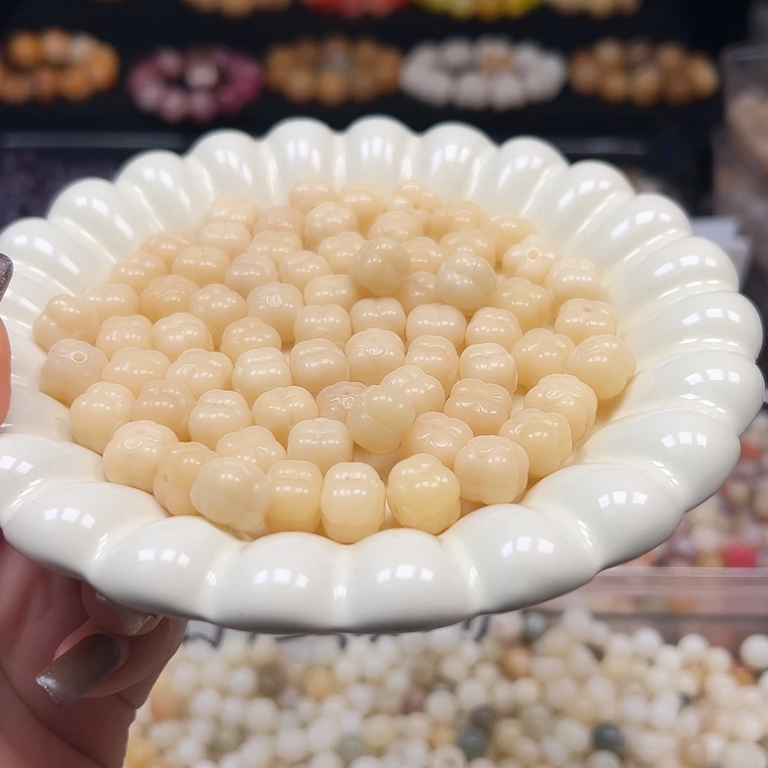 手串菩提根/象牙果奶黄柿子25颗