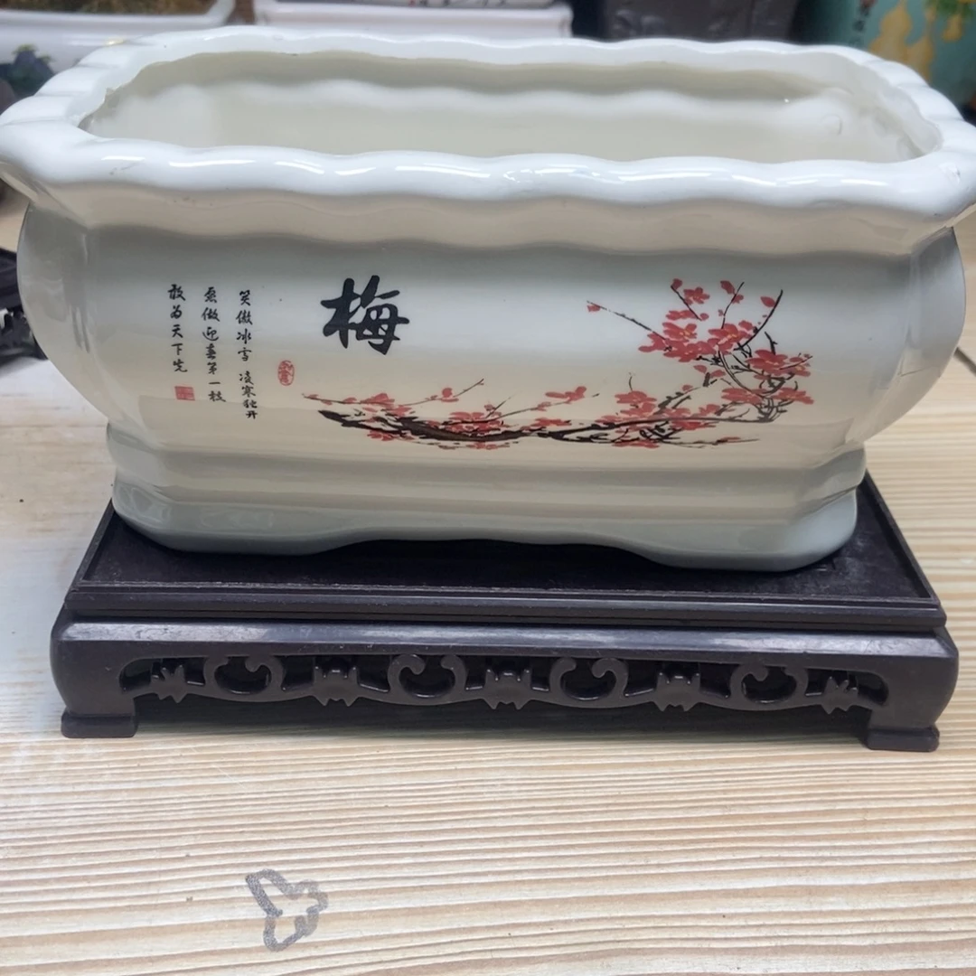 瓷片陶瓷花盆陶瓷艺术