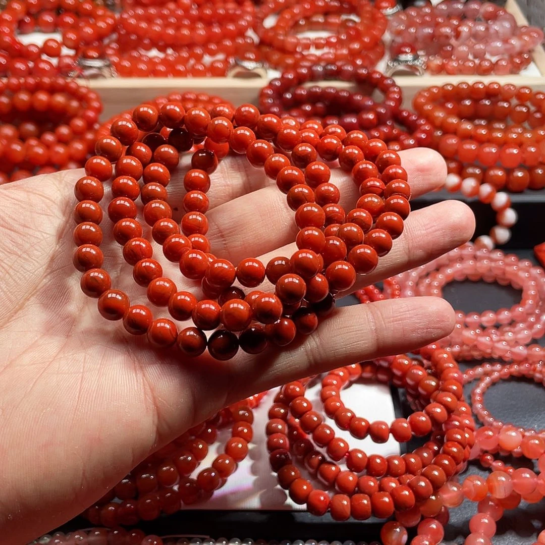 w***n手链未镶嵌南红玛瑙