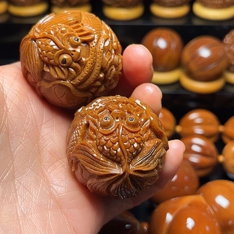 用***4手串/手链橄榄核直播398