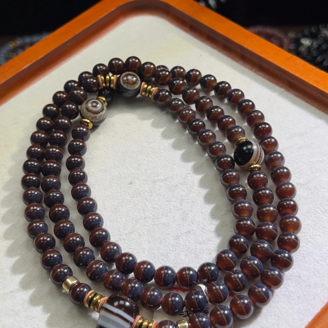 玛瑙/玉髓合金手链