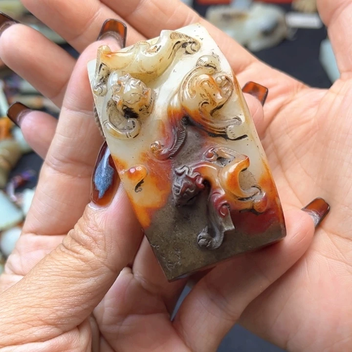 ****水和田玉未镶嵌挂件