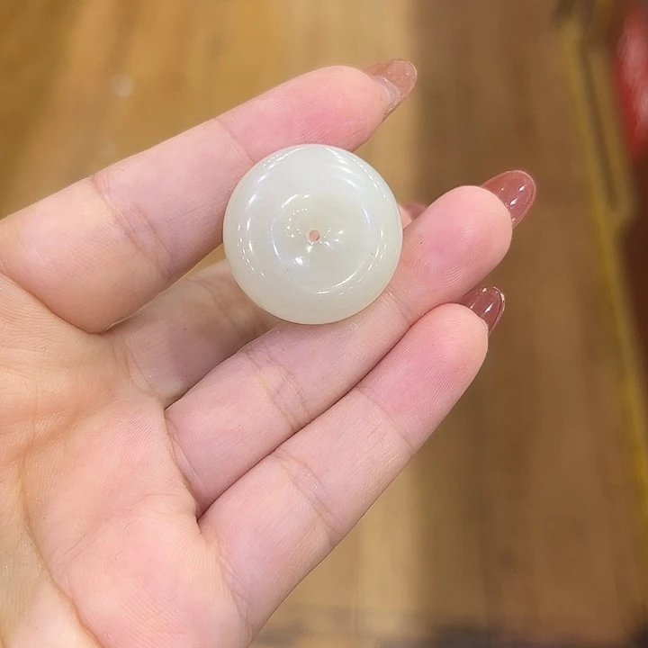 ꕥ***࿐颈饰未镶嵌和田玉和田玉平安扣