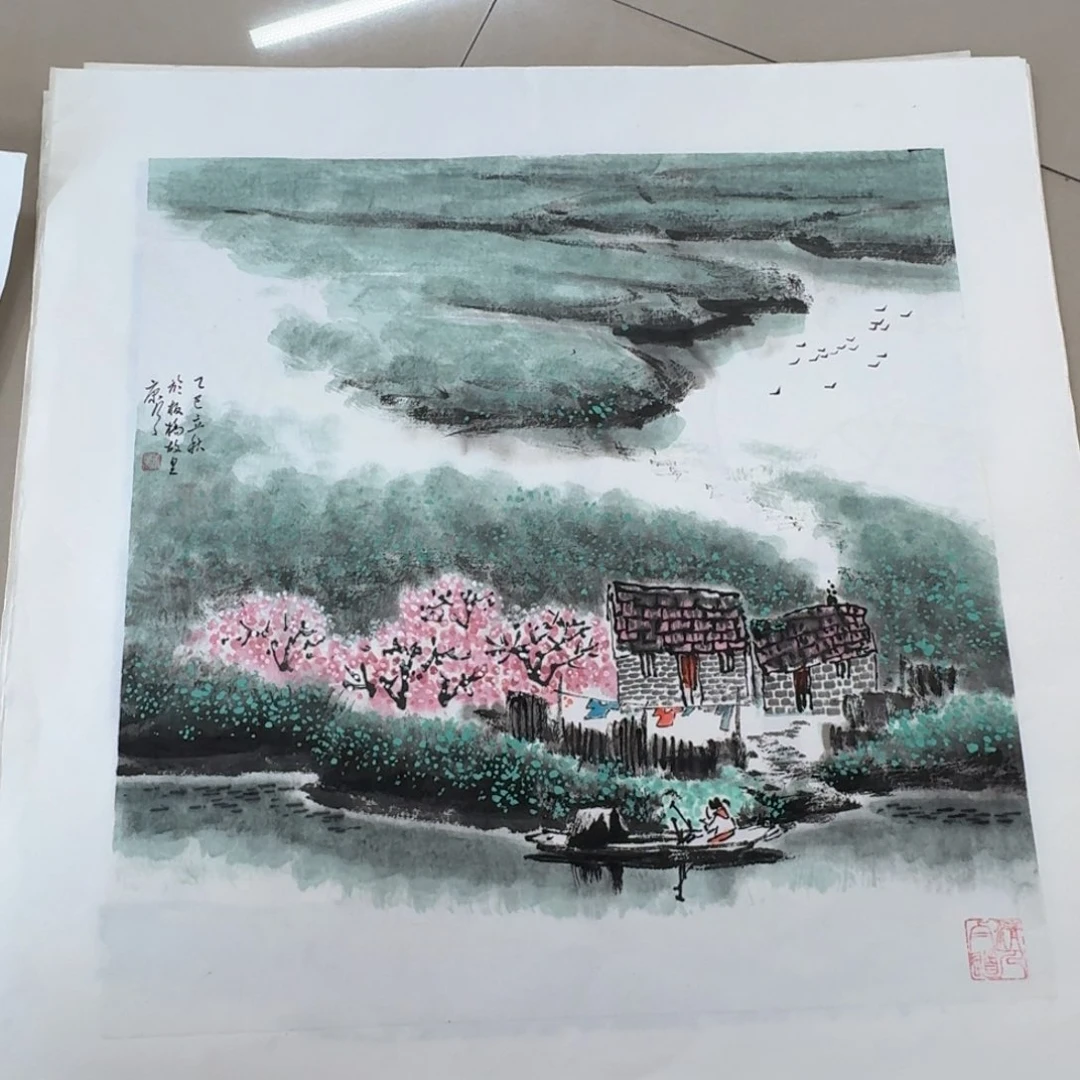 国画顾康宁老师获奖题材作品