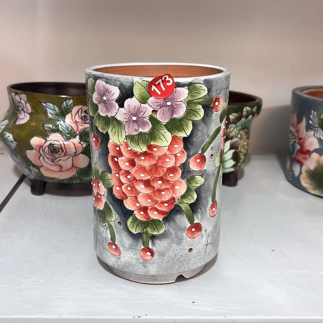 紫砂花盆（****）手工花盆默认微瑕11/18