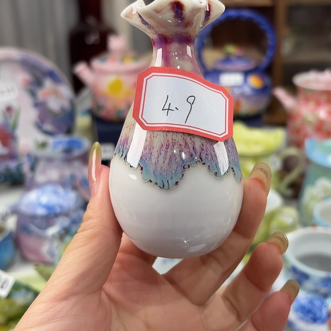 景德镇手绘高温釉下彩陶瓷茶具