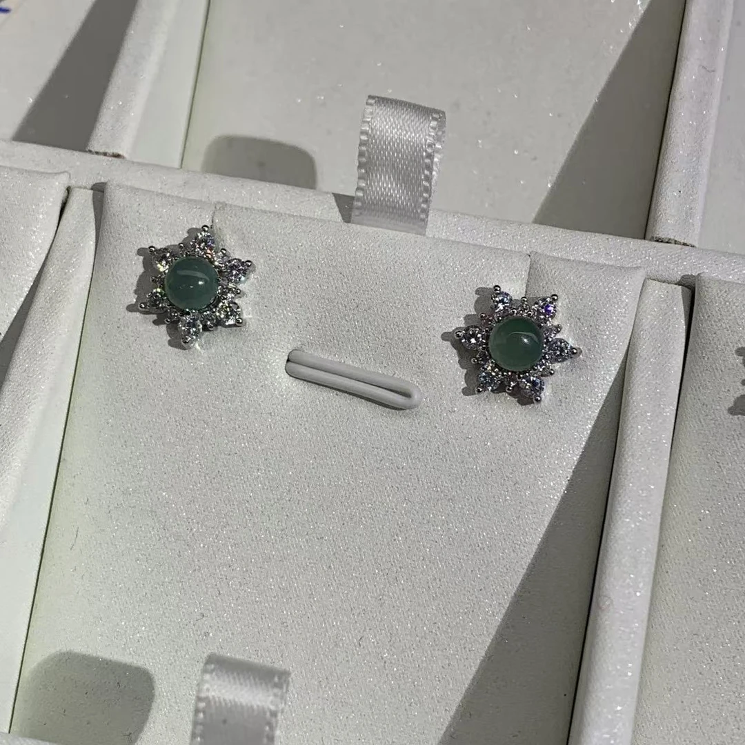 【春日珠宝】翡翠小耳饰M70/多样性发一件