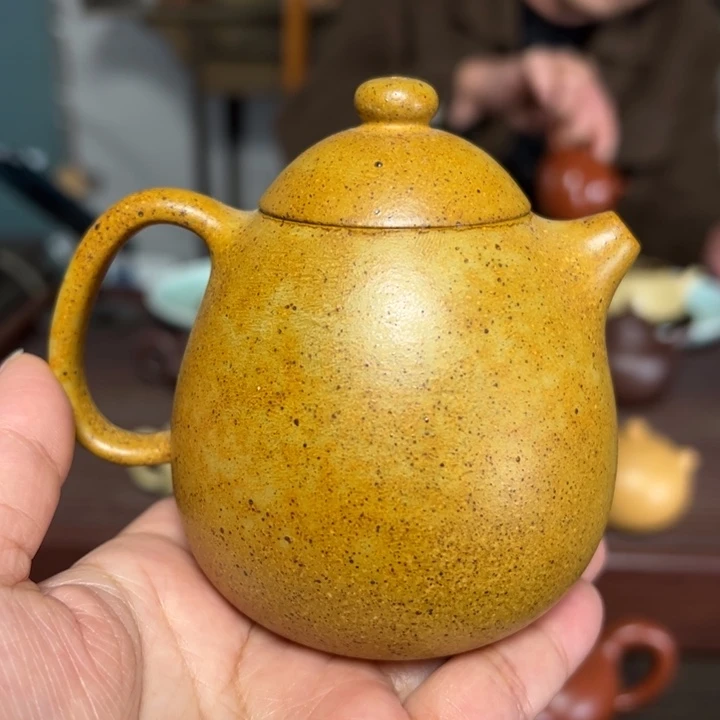 灵***子茶壶紫砂古法还原烧龙蛋