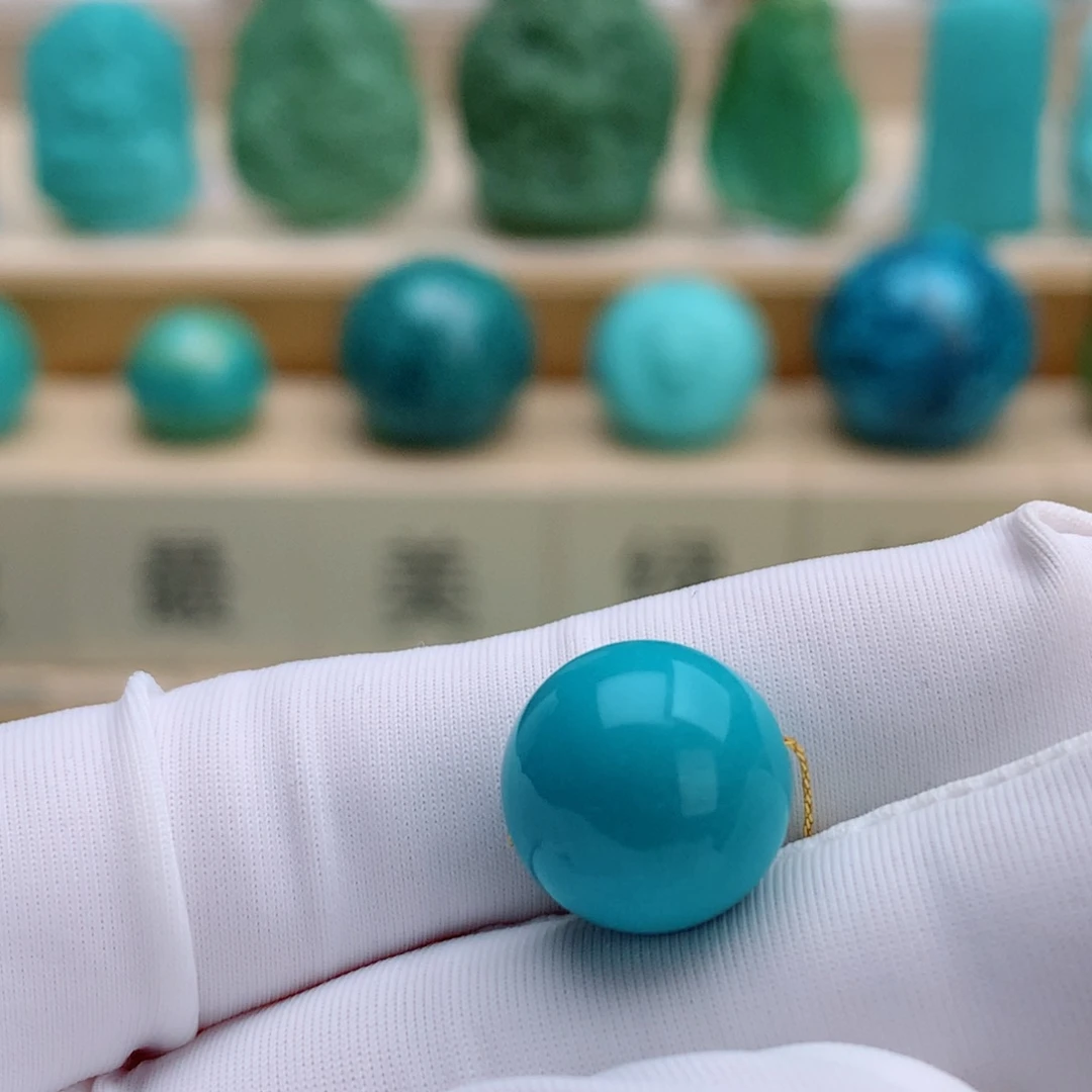 绿松石未镶嵌挂件