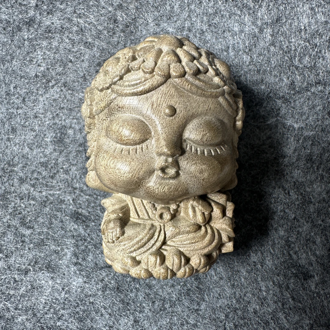 金丝楠小叶度姆手把件桌面小摆件办公室桌摆