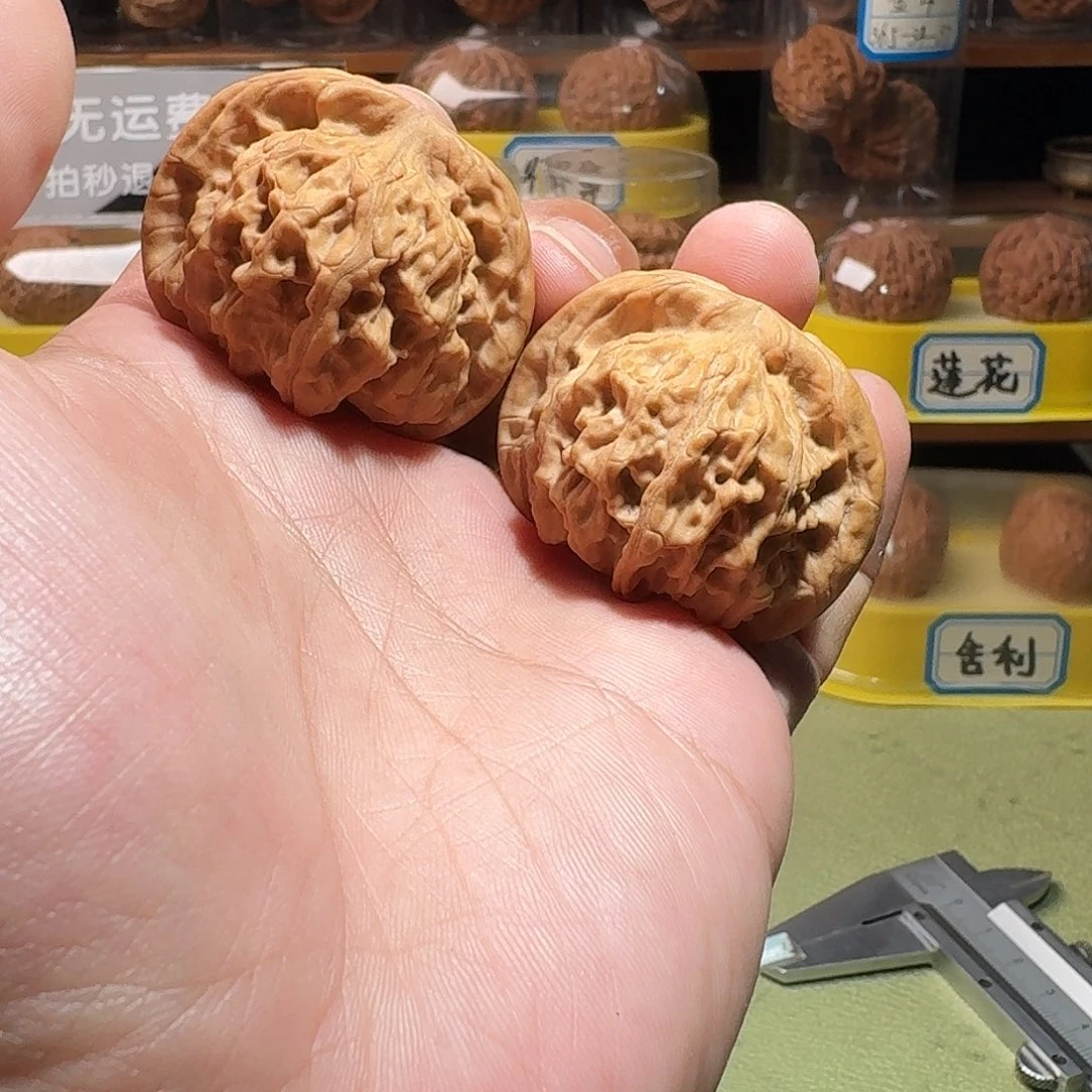 把件文玩核桃全品41天地二爷帽