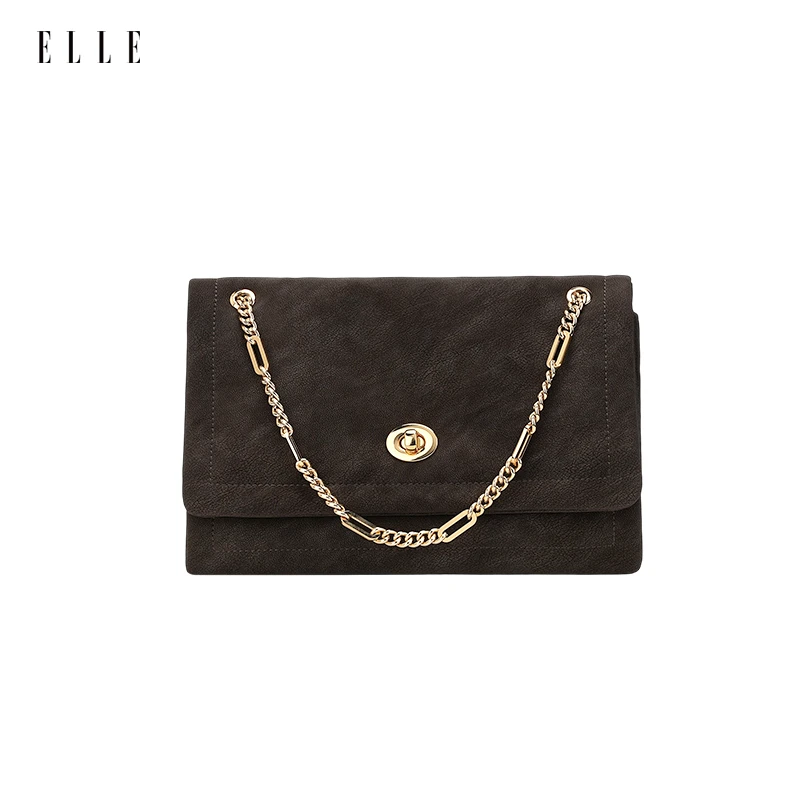 ELLE25新款时尚复古百搭休闲单肩通勤女包气质洋气腋下包包25582